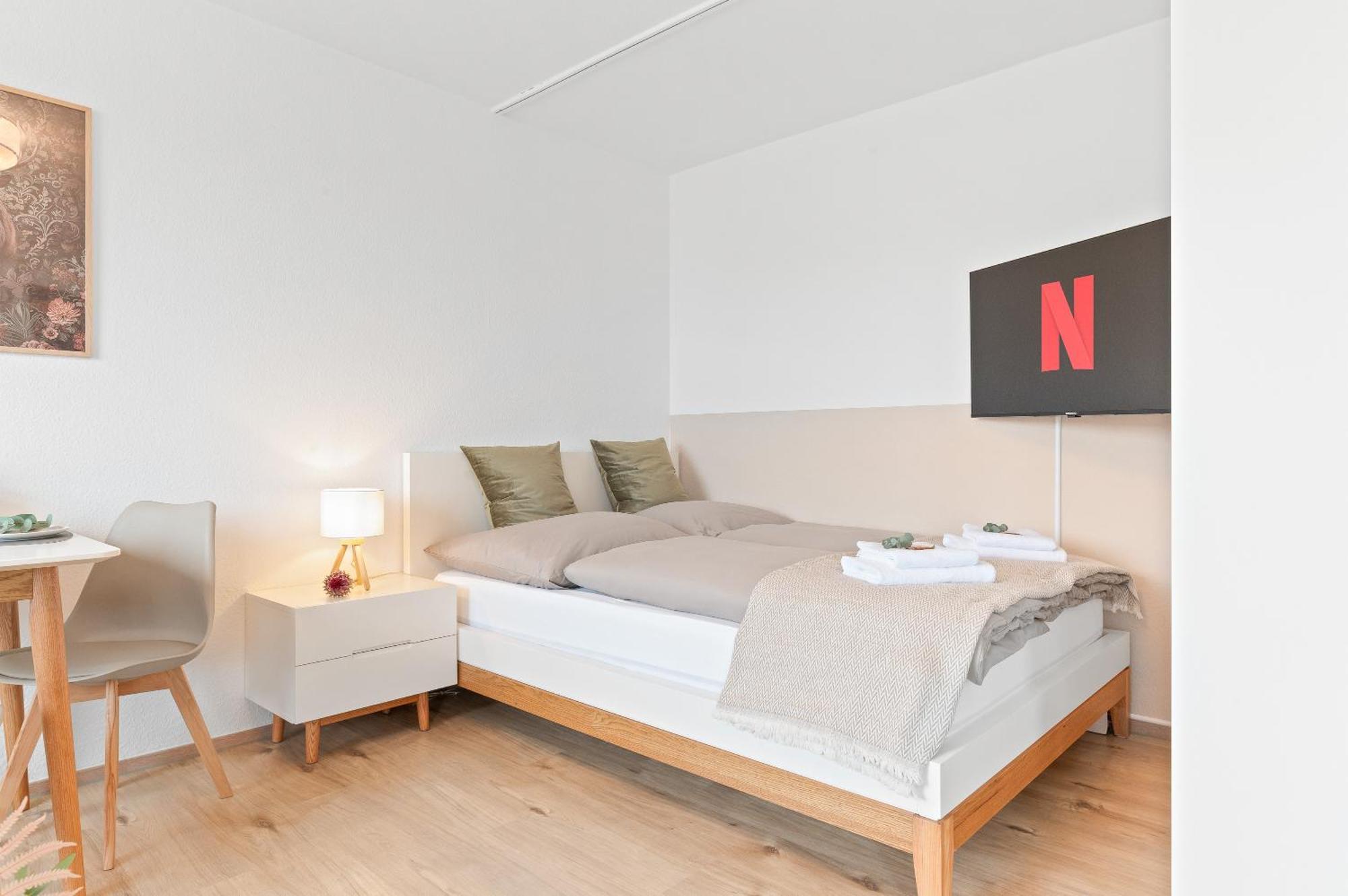 Wohlfuehl-Apartment I Zentral I Balkon I Kueche Fellbach Dış mekan fotoğraf